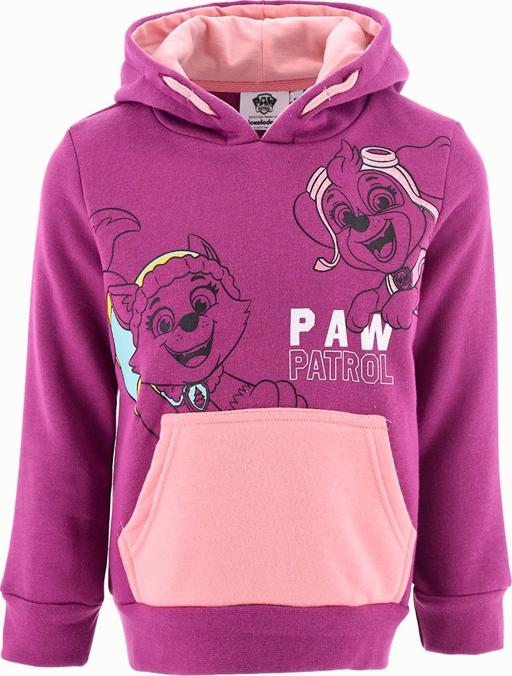 Paw Patrol fuchsiová dívčí mikina (Velikost 98)