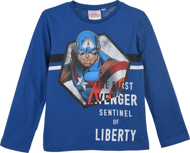 Captain America modré chlapecké tričko (Velikost 104)