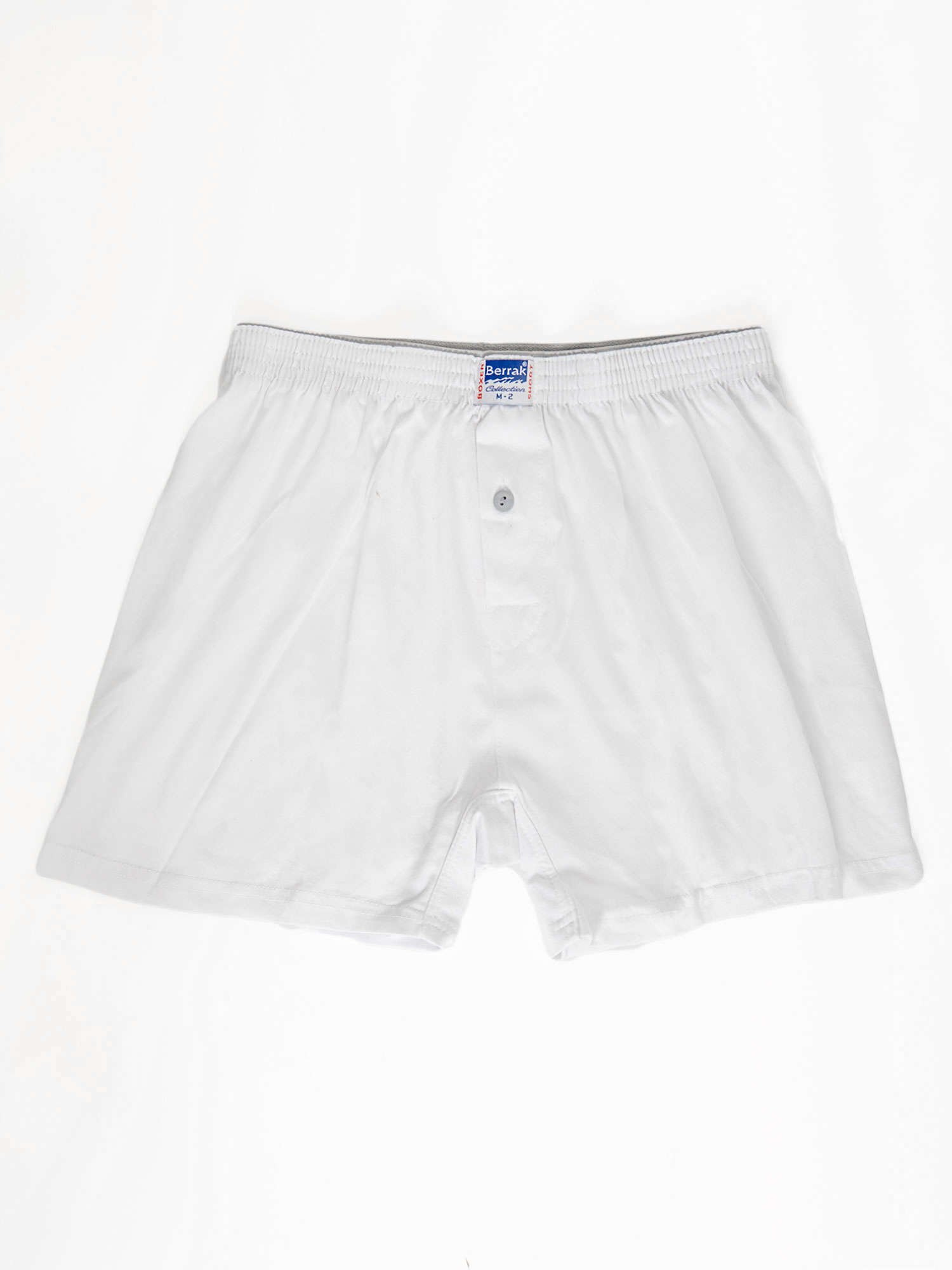 BÍLÉ PÁNSKÉ BOXERKY BR-BK-1099.26P-WHITE Velikost: L