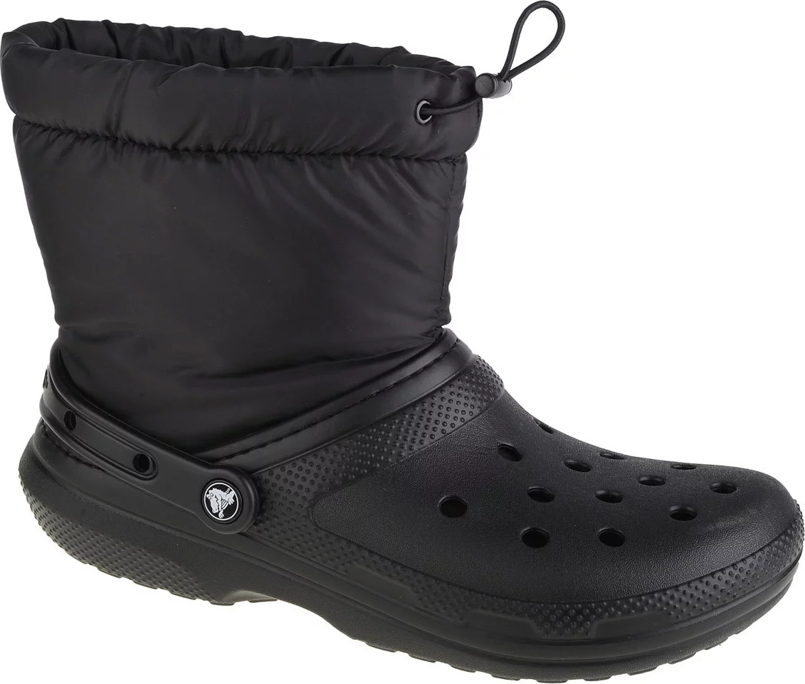 Černé kotníkové boty Crocs Classic Lined Neo Puff Boot (Velikost 36/37)