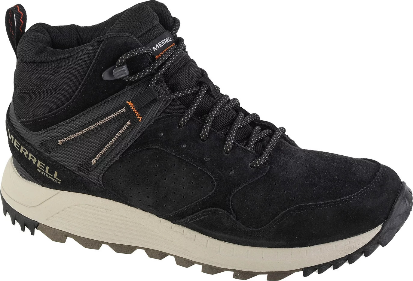 KOTNÍKOVÉ SEMIŠOVÉ BOTY MERRELL WILDWOOD SNEAKER MID WP J067285 Velikost: 43