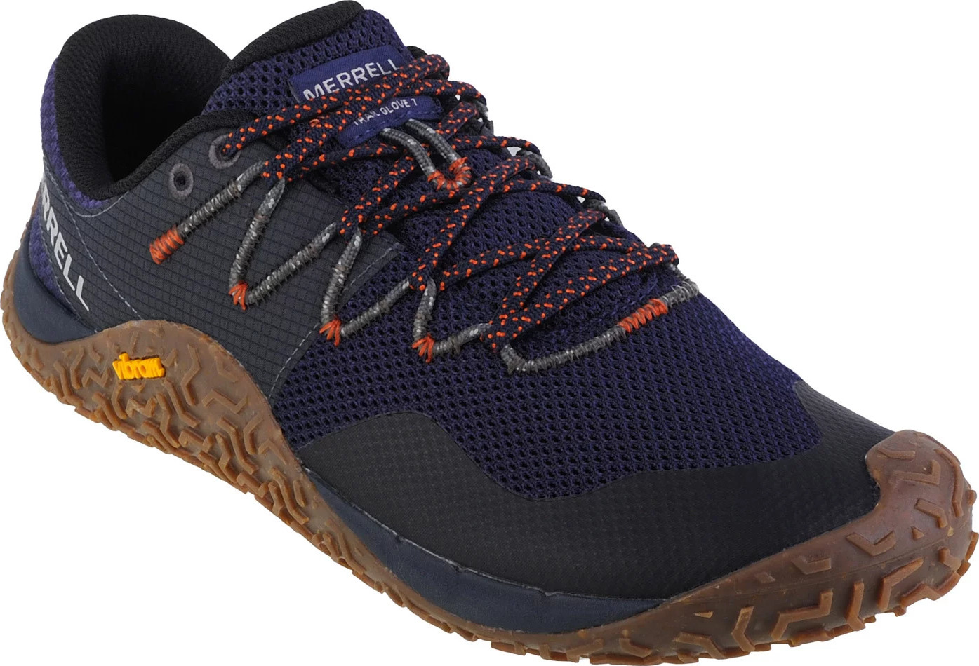 TMAVĚ MODRÉ NÍZKÉ BAREFOOT TENISKY MERRELL TRAIL GLOVE 7 J067837 Velikost: 46