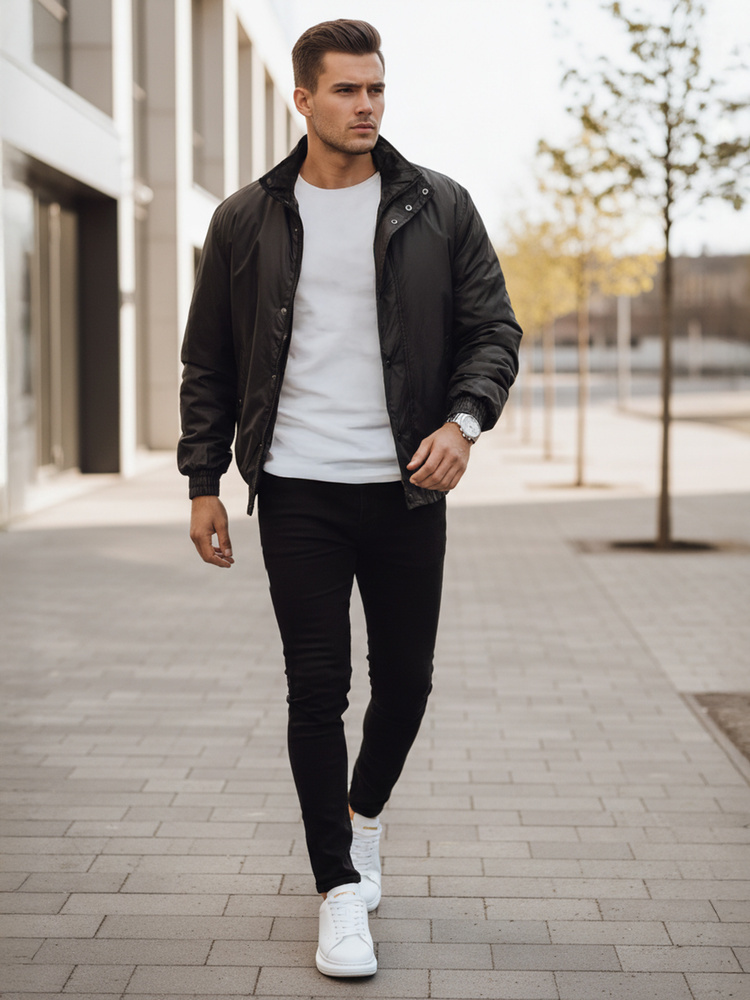 Černá přechodová bunda TX4583