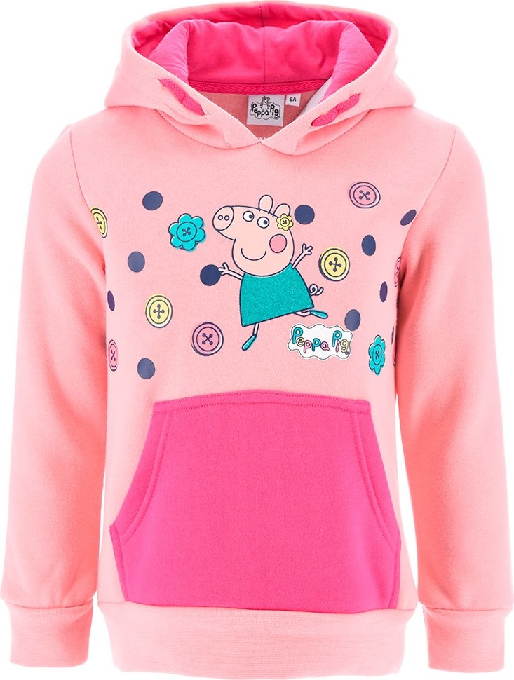 Peppa Pig světle růžová dívčí mikina (Velikost 98)