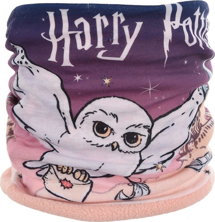 Harry Potter světle růžovo - fialový dívčí nákrčník Velikost: ONE SIZE