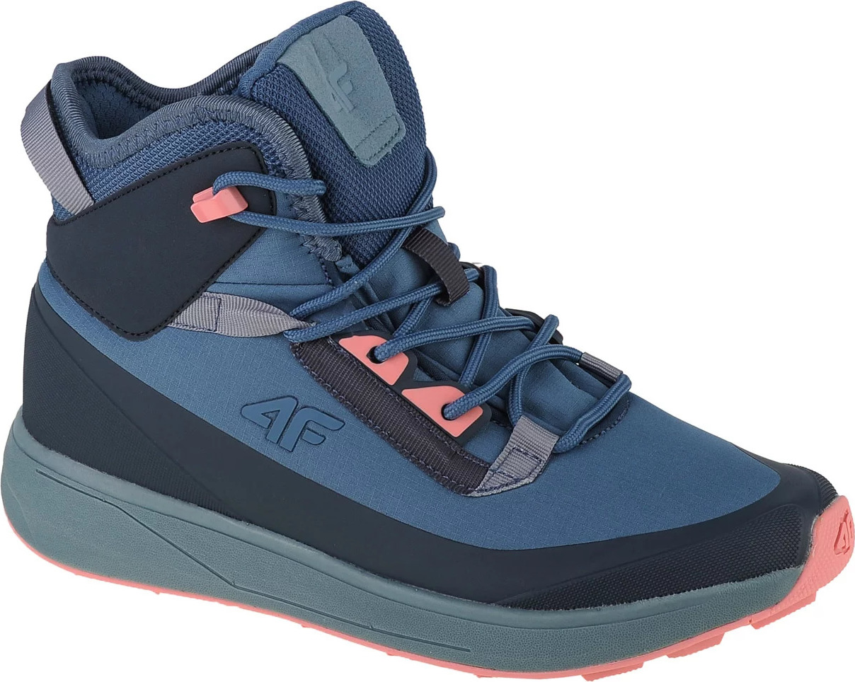 Tmavě modré dětské sněhule 4F Kids DCX-22 Snow Boots (Velikost 32)