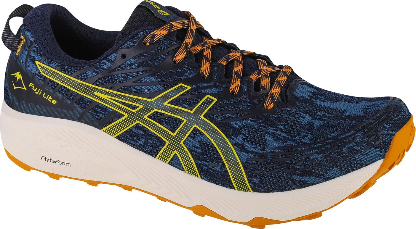 Tmavě modré pánské trailové boty ASICS Fuji Lite 3