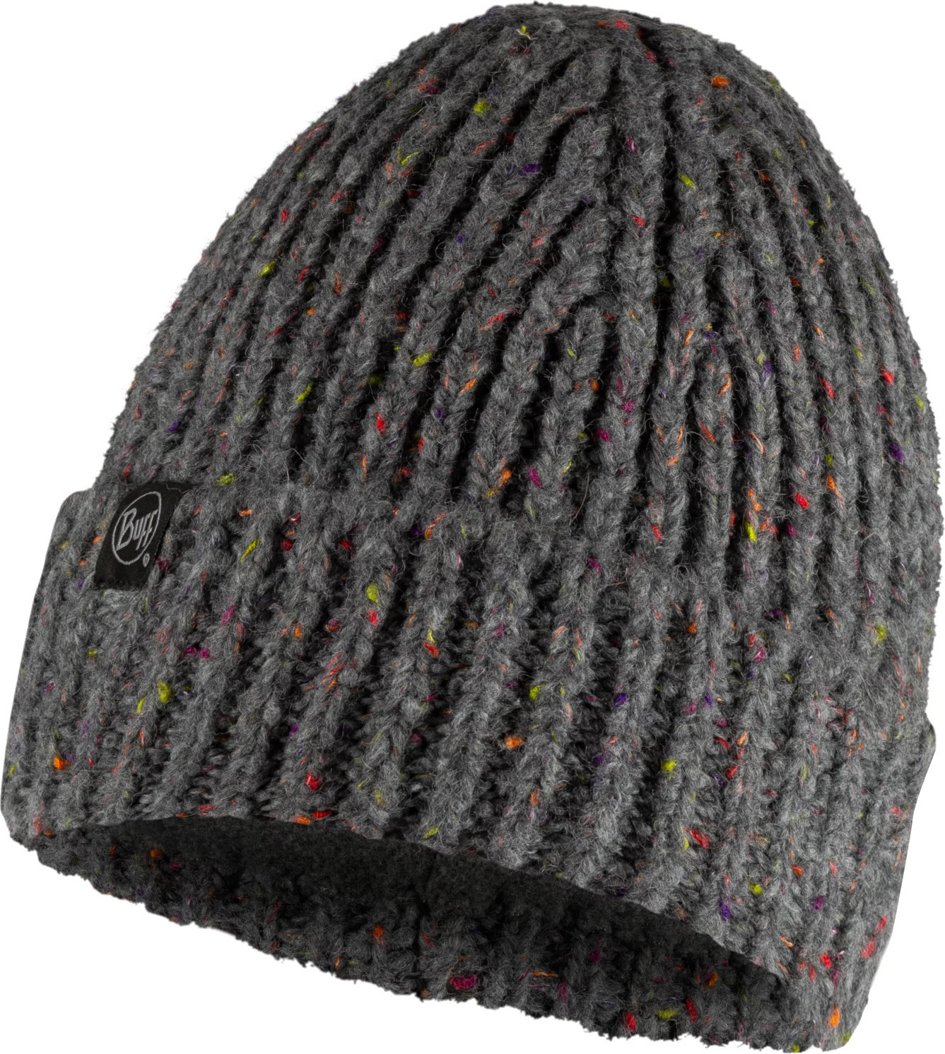 ŠEDÁ TEPLÁ ČEPICE BUFF KIM KNITTED FLEECE HAT BEANIE 1296989371000 Velikost: ONE SIZE