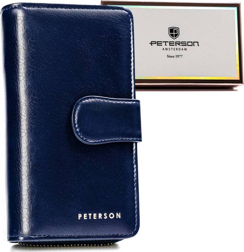 PETERSON TMAVĚ MODRÁ DÁMSKÁ PENĚŽENKA Y554 [DH] PTN 008-F Velikost: ONE SIZE