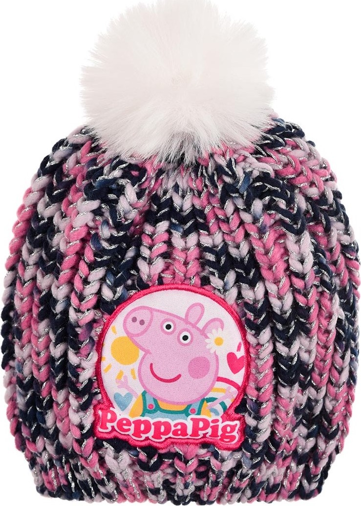 Peppa Pig růžovo-modrá dívčí čepice Velikost: 52