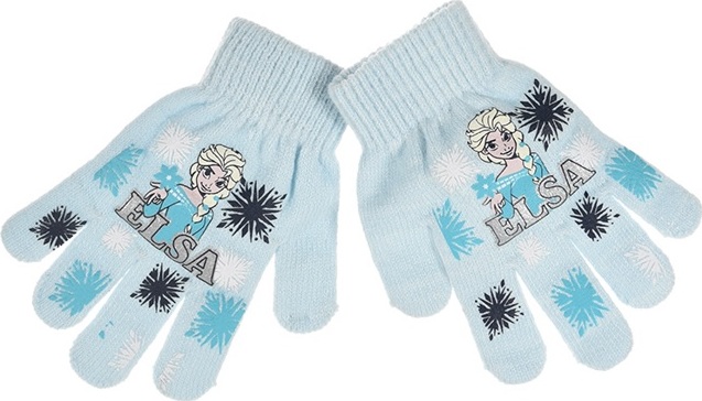 Disney Frozen světle modré rukavice Velikost: ONE SIZE