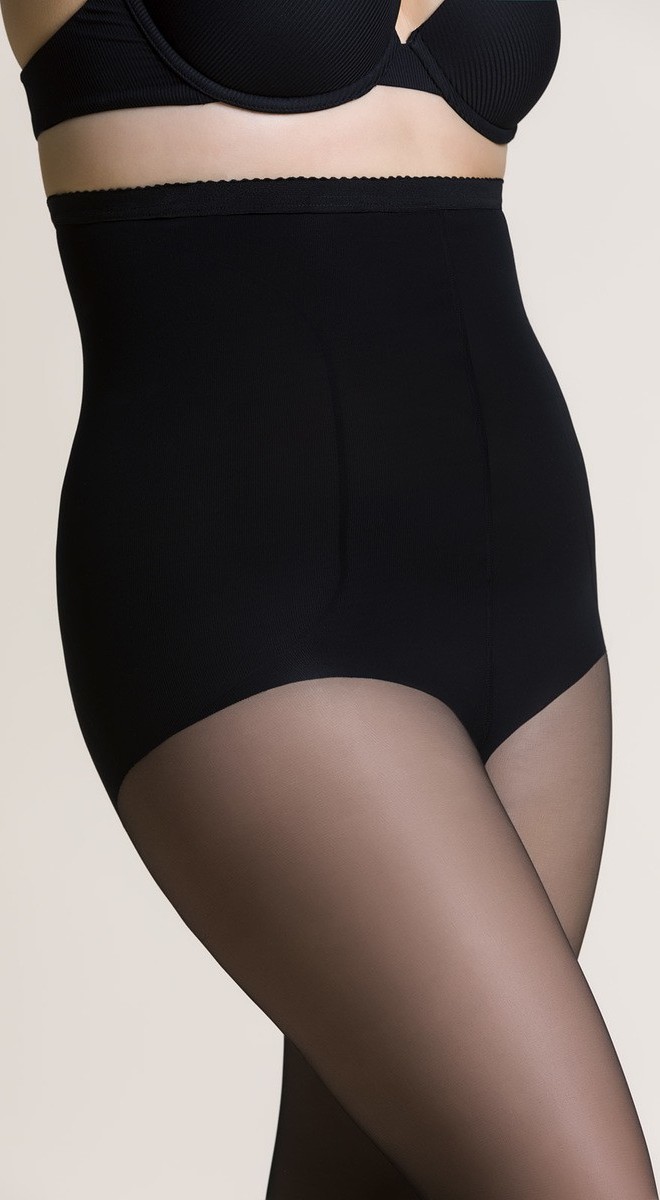 Punčochové kalhoty s vysokým tvarujícím pasem Gabriella High Shaper 718 20 den Velikost: XL, Barva: Černá