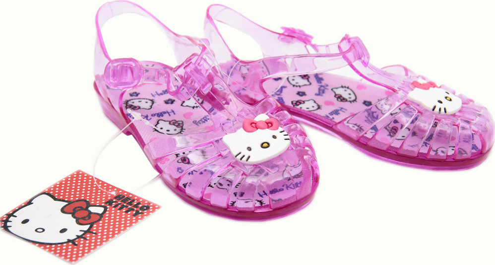 Hello Kitty letní dívčí růžové sandálky (Velikost 29)