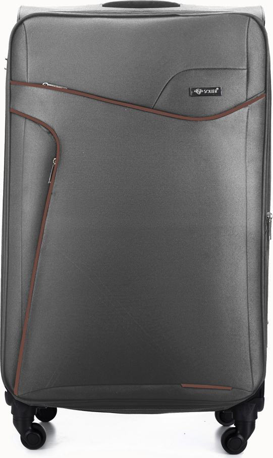 Solier Tmavě šedý cestovní kufr vel. M STL1651 D.GREY/COFFEE 23'' (M)) Velikost: M