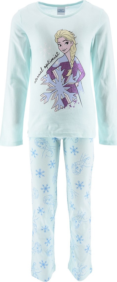 Světle modré bavlněné pyžamo Disney - Frozen Velikost: 104
