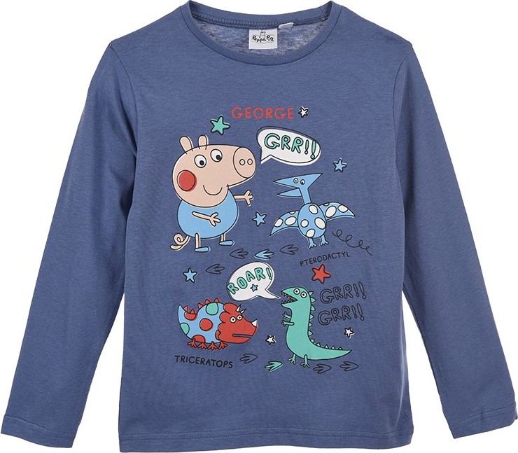 Peppa Pig modré chlapecké tričko (Velikost 104)
