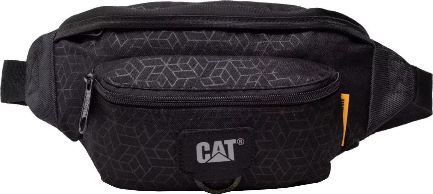 ČERNÁ VZOROVANÁ LEDVINKA CATERPILLAR RAYMOND WAIST BAG 84062-478 Velikost: ONE SIZE