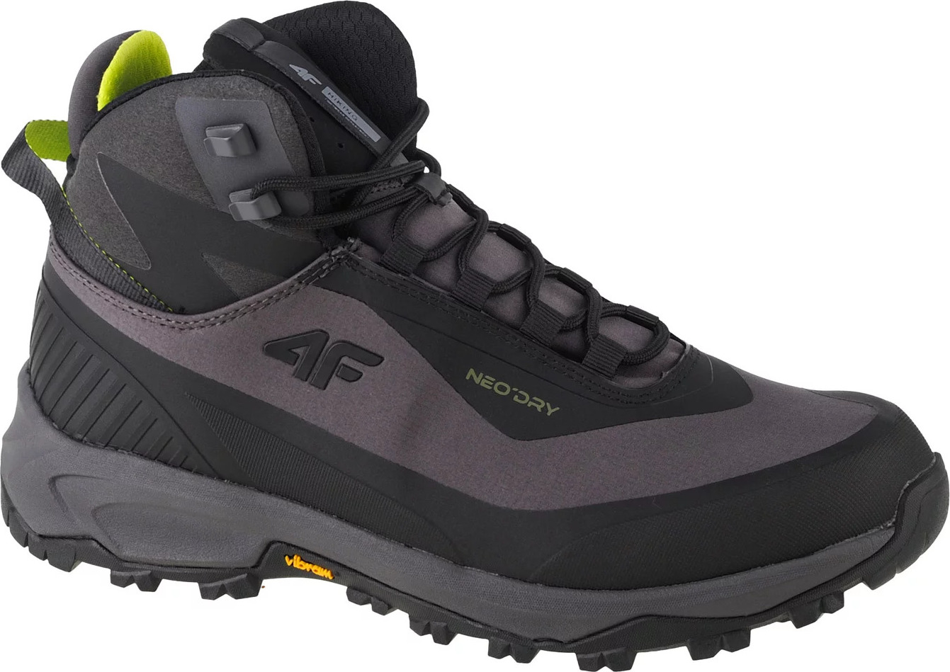 ČERNÉ TURISTICKÉ BOTY 4F ICE CRACKER TREKKING SHOES 4FAW22FOTSM004-21S Velikost: 41