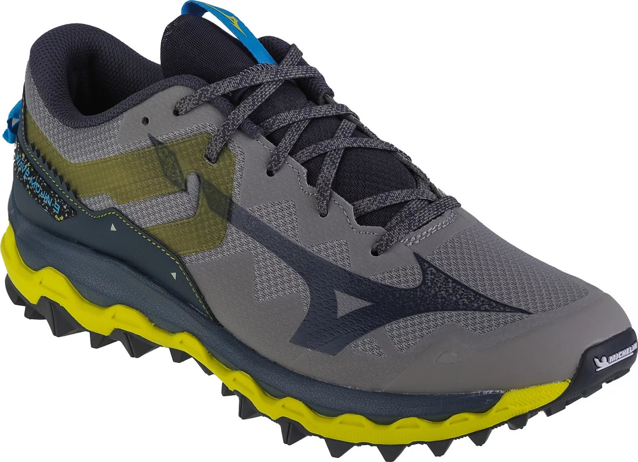 ŠEDÉ PÁNSKÉ TRAILOVÉ BOTY MIZUNO WAVE MUJIN 9 J1GJ227002 Velikost: 42.5