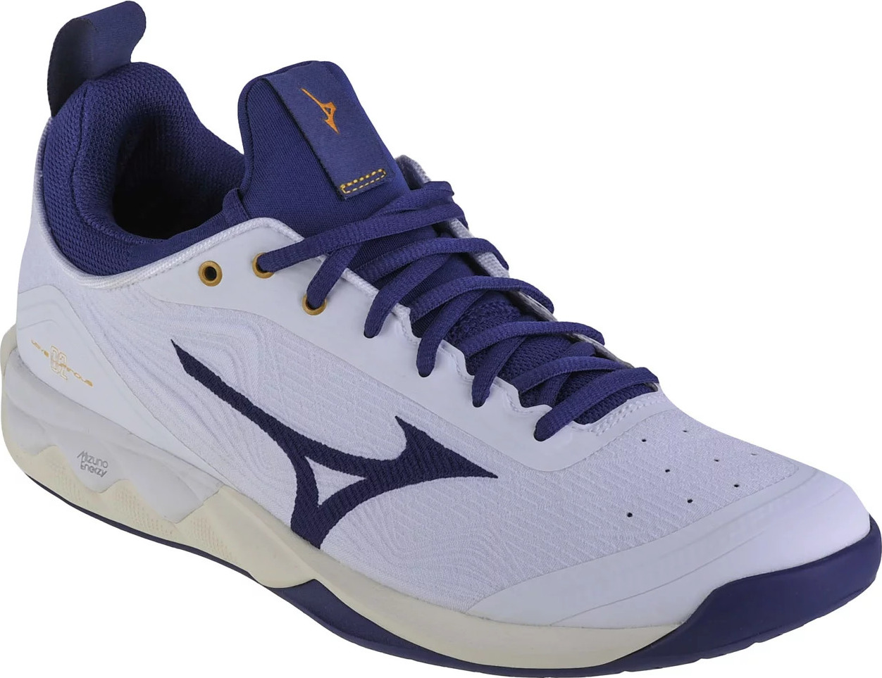 BÍLO-FIALOVÉ PÁNSKÉ VOLEJBALOVÉ TENISKY MIZUNO WAVE LUMINOUS 2 V1GA212043 Velikost: 50