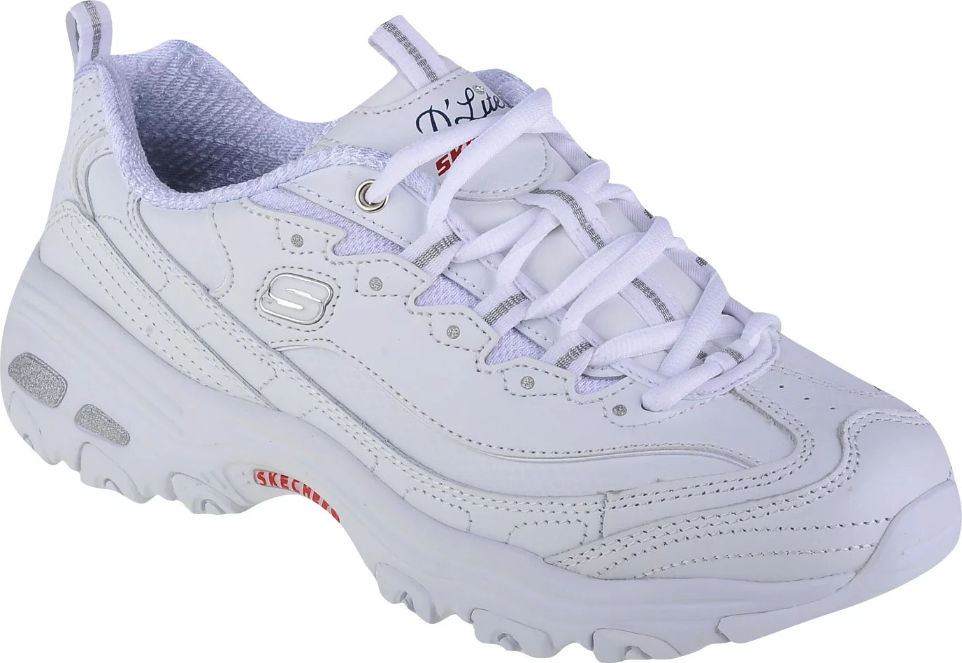 BÍLÉ DÁMSKÉ SNEAKERSY SKECHERS D'LITES-FRESH START 11931-WNVR Velikost: 38.5