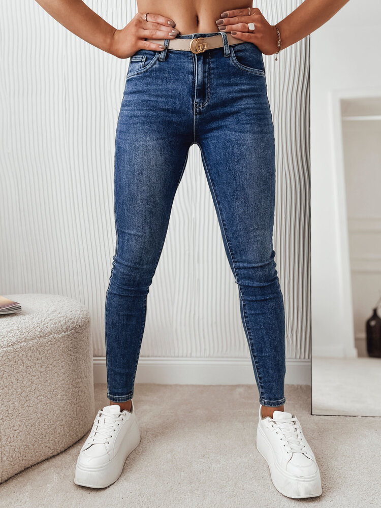 MODRÉ SKINNY DŽÍNY NAVY UY1841 Velikost: M