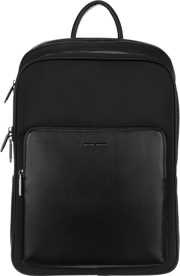 David Jones černý stylový batoh [DH] CM6815 Velikost: ONE SIZE