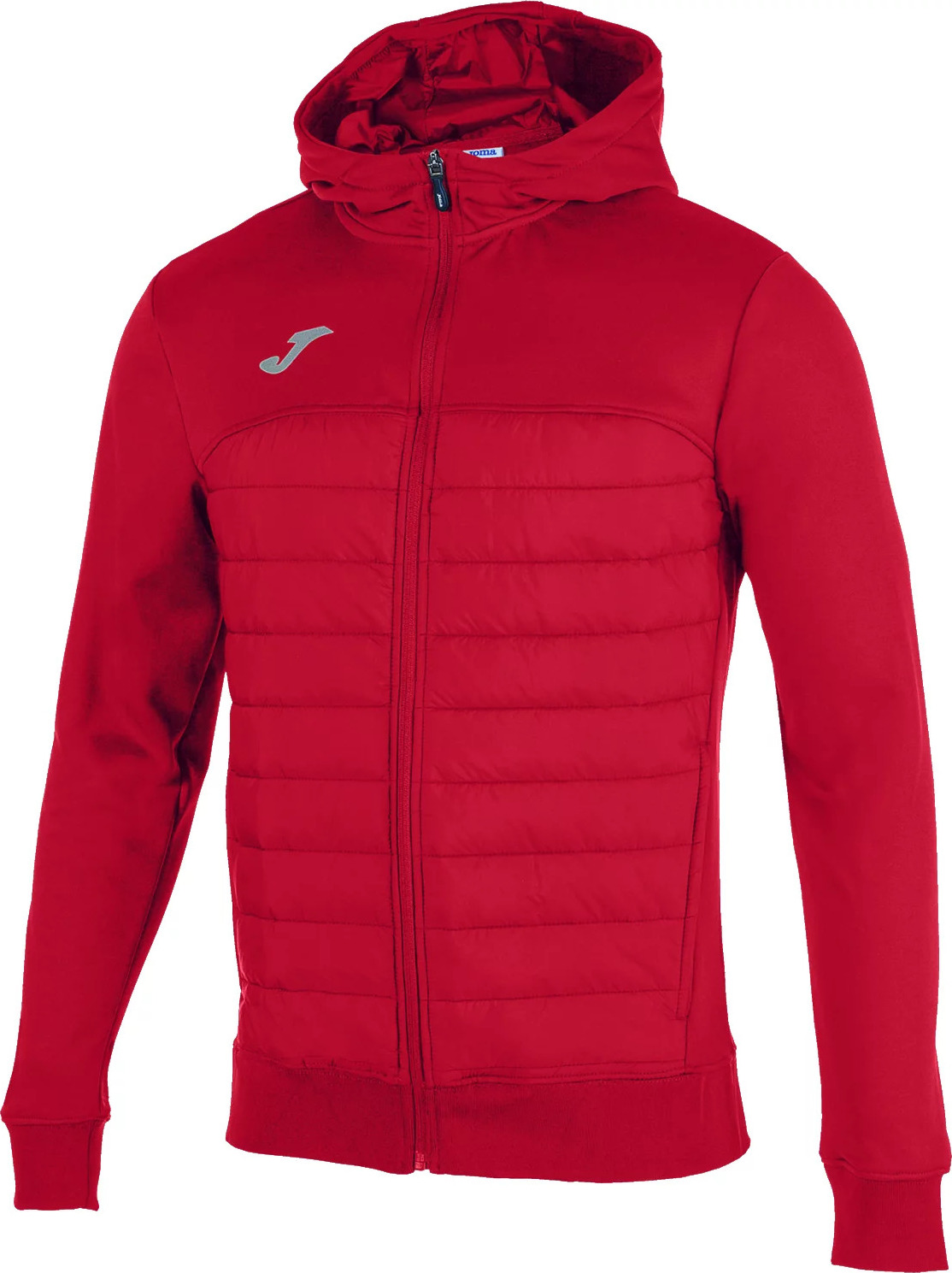 ČERVENÁ PÁNSKÁ MIKINA S PROŠÍVÁNÍM JOMA BERNA HOODIE 101103-600 Velikost: M