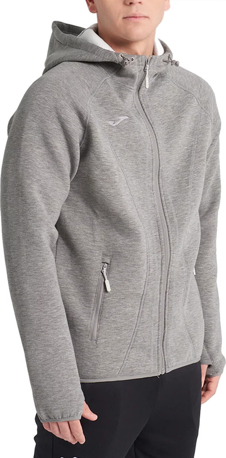 Šedá softshellová mikina Joma Basilea Softshell Hoodie