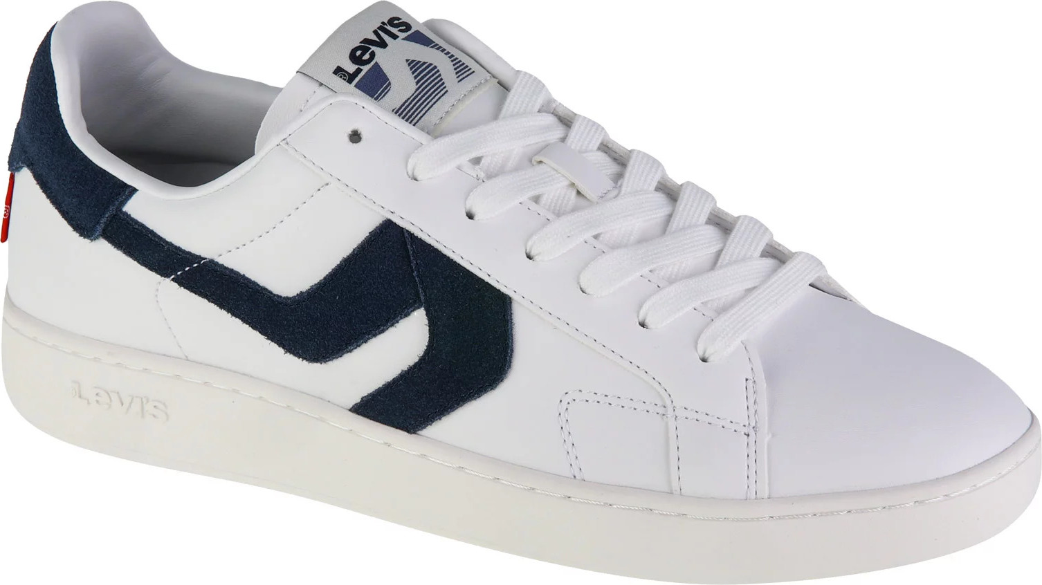 Bílo-modré pánské tenisky Levi's Swift (Velikost 40)