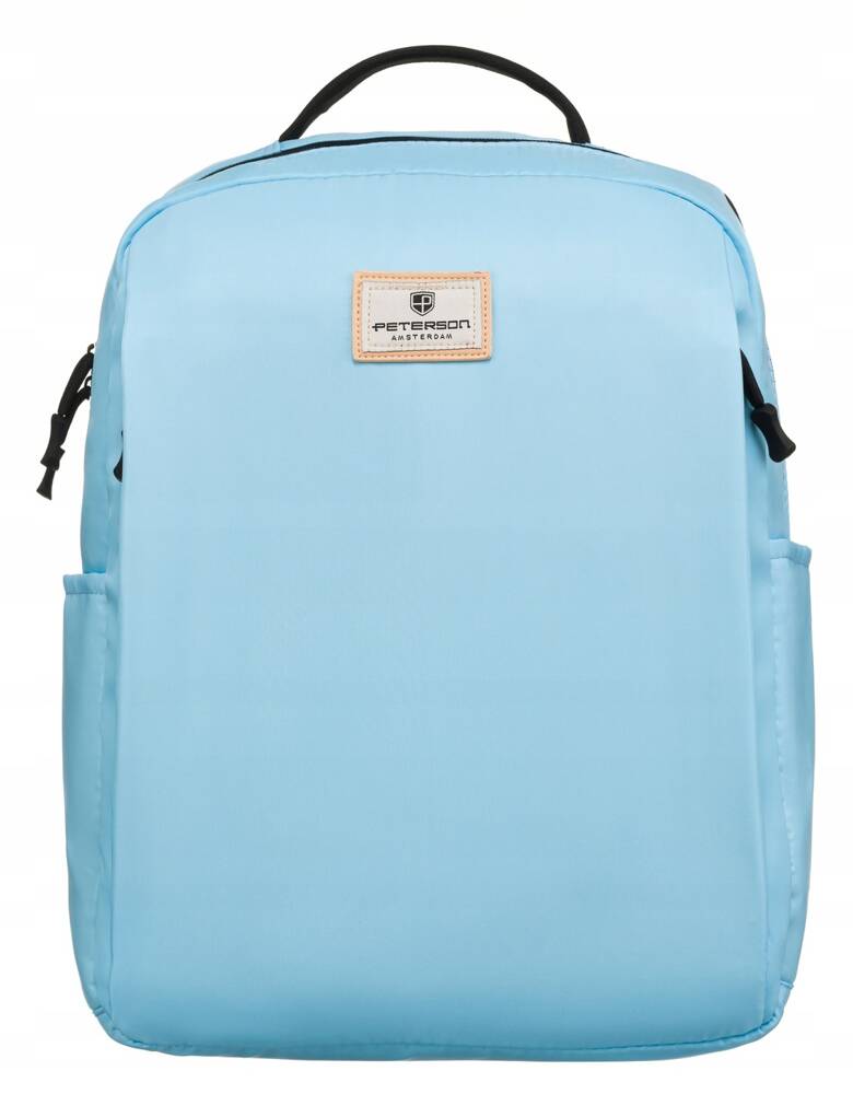 Peterson světle modrý batoh s kapsou na notebook PTN 77707 Velikost: ONE SIZE