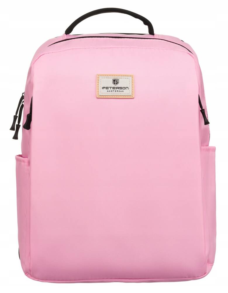 Peterson růžový batoh s kapsou na notebook PTN 77707 Velikost: ONE SIZE