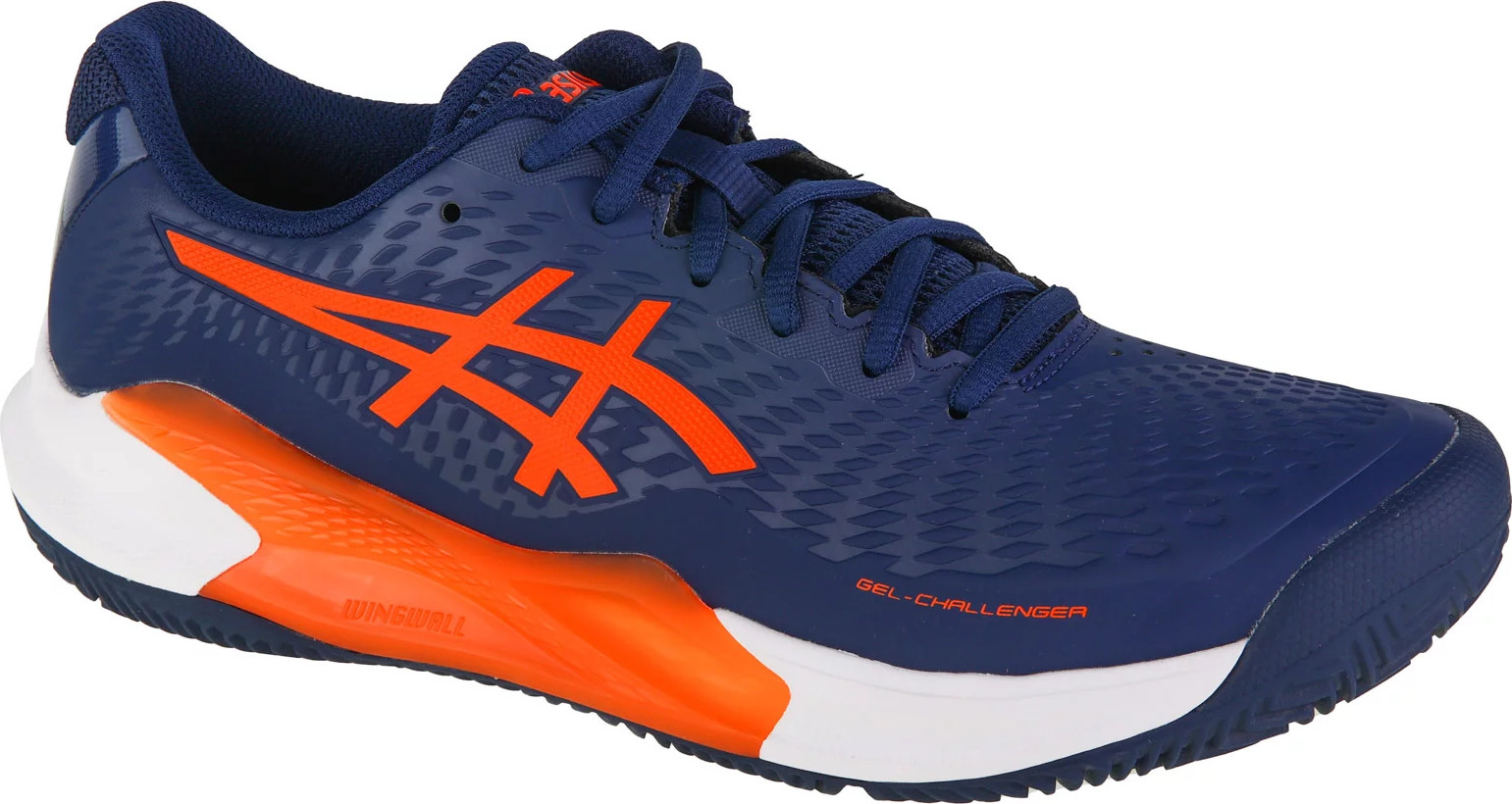 TMAVĚ MODRÉ PÁNSKÉ TENISOVÉ BOTY ASICS GEL-CHALLENGER 14 CLAY 1041A449-401 Velikost: 42.5