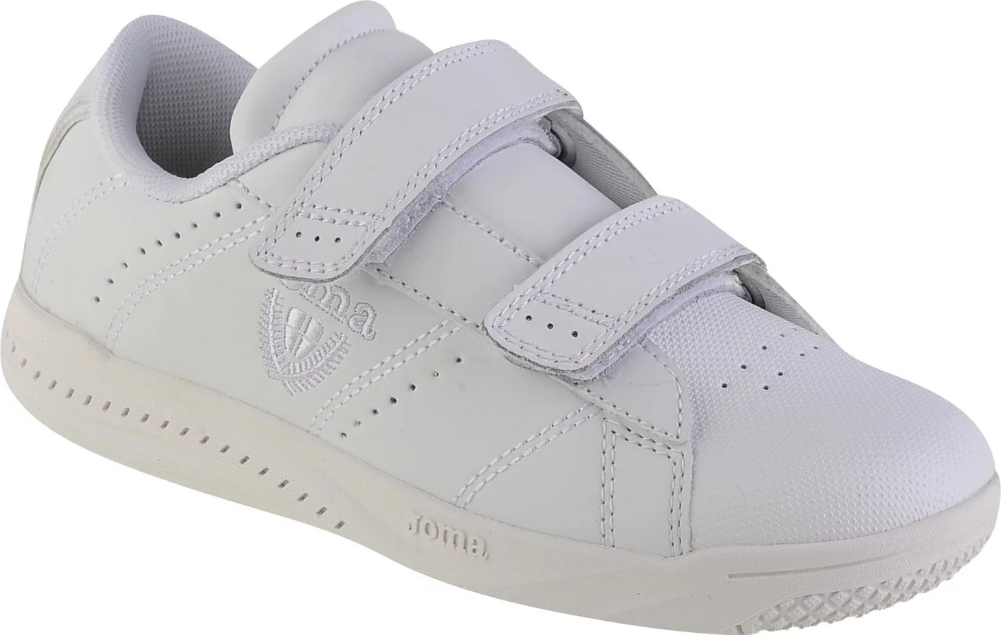 Bílé dětské tenisky na suchý zip Joma W.Play Jr 2102