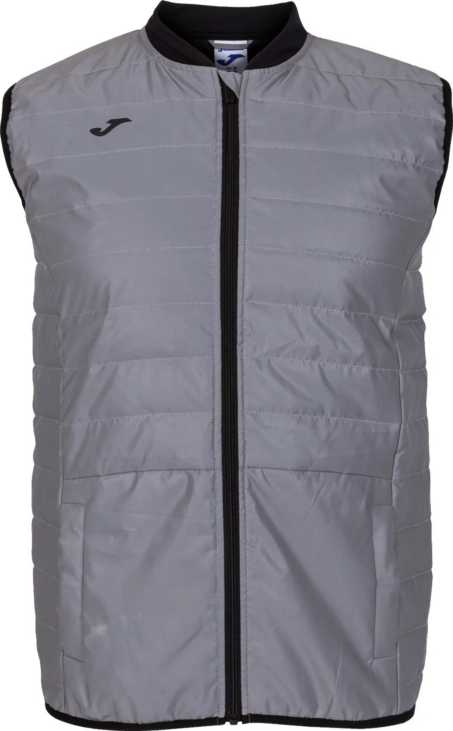 TMAVĚ ŠEDÁ REFLEXNÍ BĚŽECKÁ VESTA JOMA R-NIGHT PADDING VEST 102671-100 Velikost: L