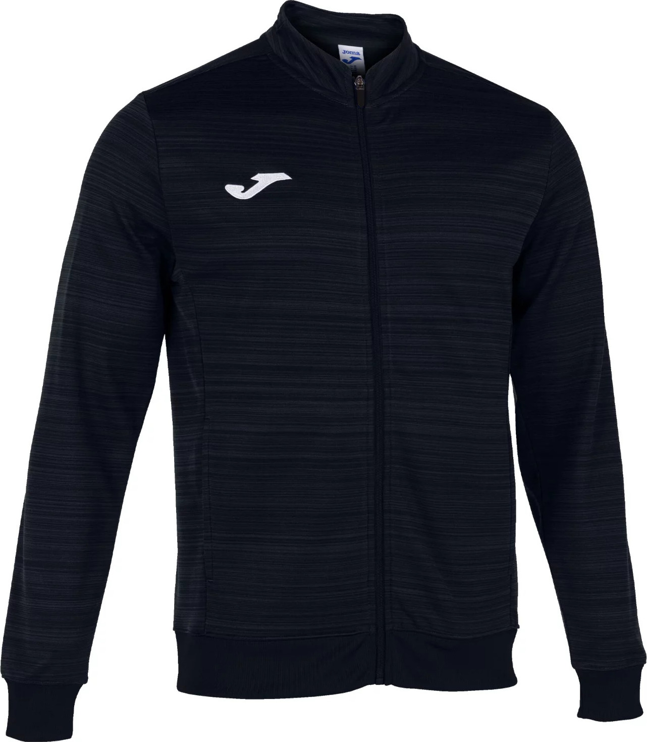 ČERNÁ MELÍROVANÁ PÁNSKÁ MIKINA JOMA GRAFITY III FULL ZIP SWEATSHIRT 102866-100 Velikost: S