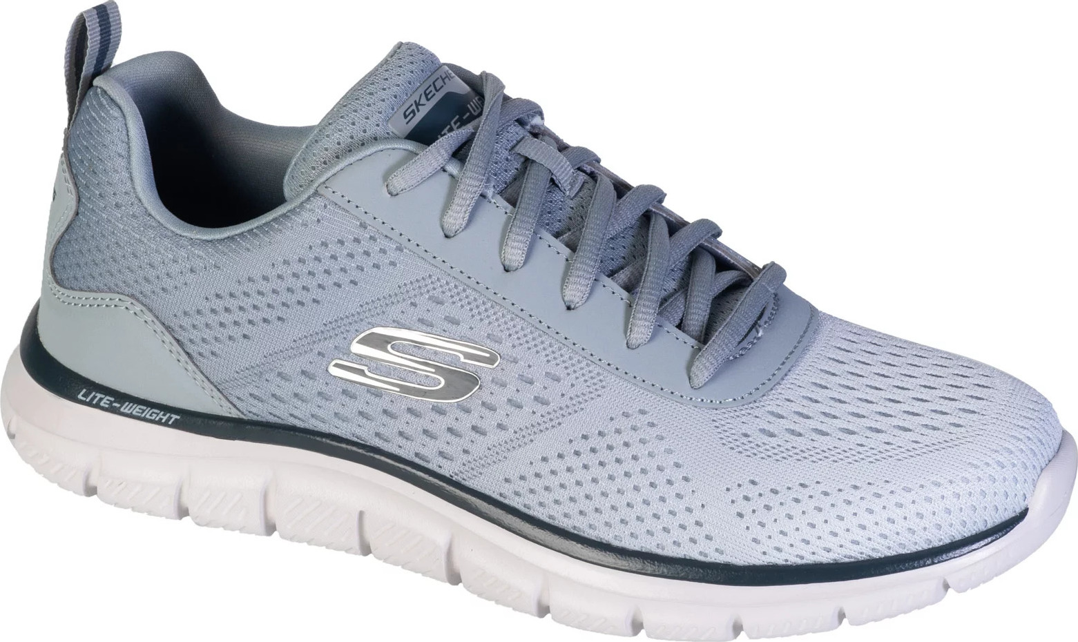 SVĚTLE ŠEDÉ TENISKY SKECHERS TRACK - RIPKENT 232399-LTGY Velikost: 44