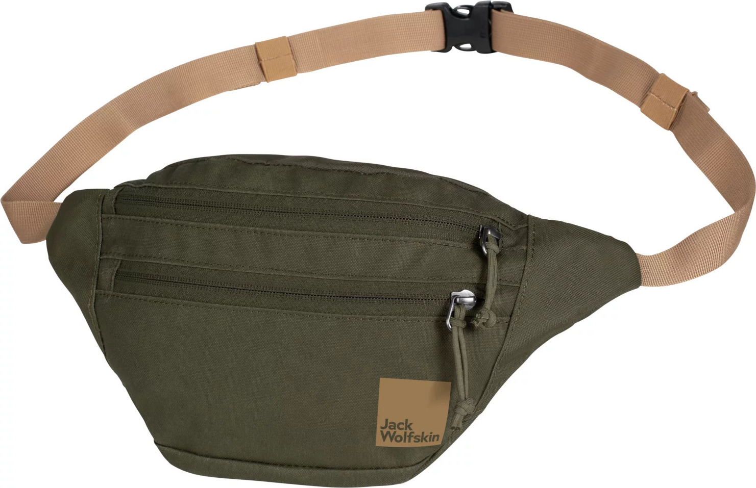 KHAKI PROSTORNÁ LEDVINKA JACK WOLFSKIN KONYA HIPBAG 8007801-4341 Velikost: ONE SIZE