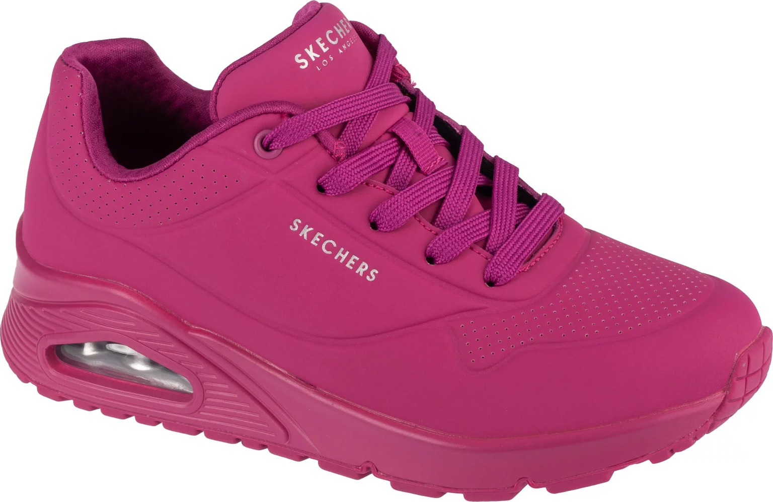 TMAVĚ RŮŽOVÉ DÁMSKÉ TENISKY SKECHERS UNO-STAND ON AIR 73690-MAG Velikost: 38