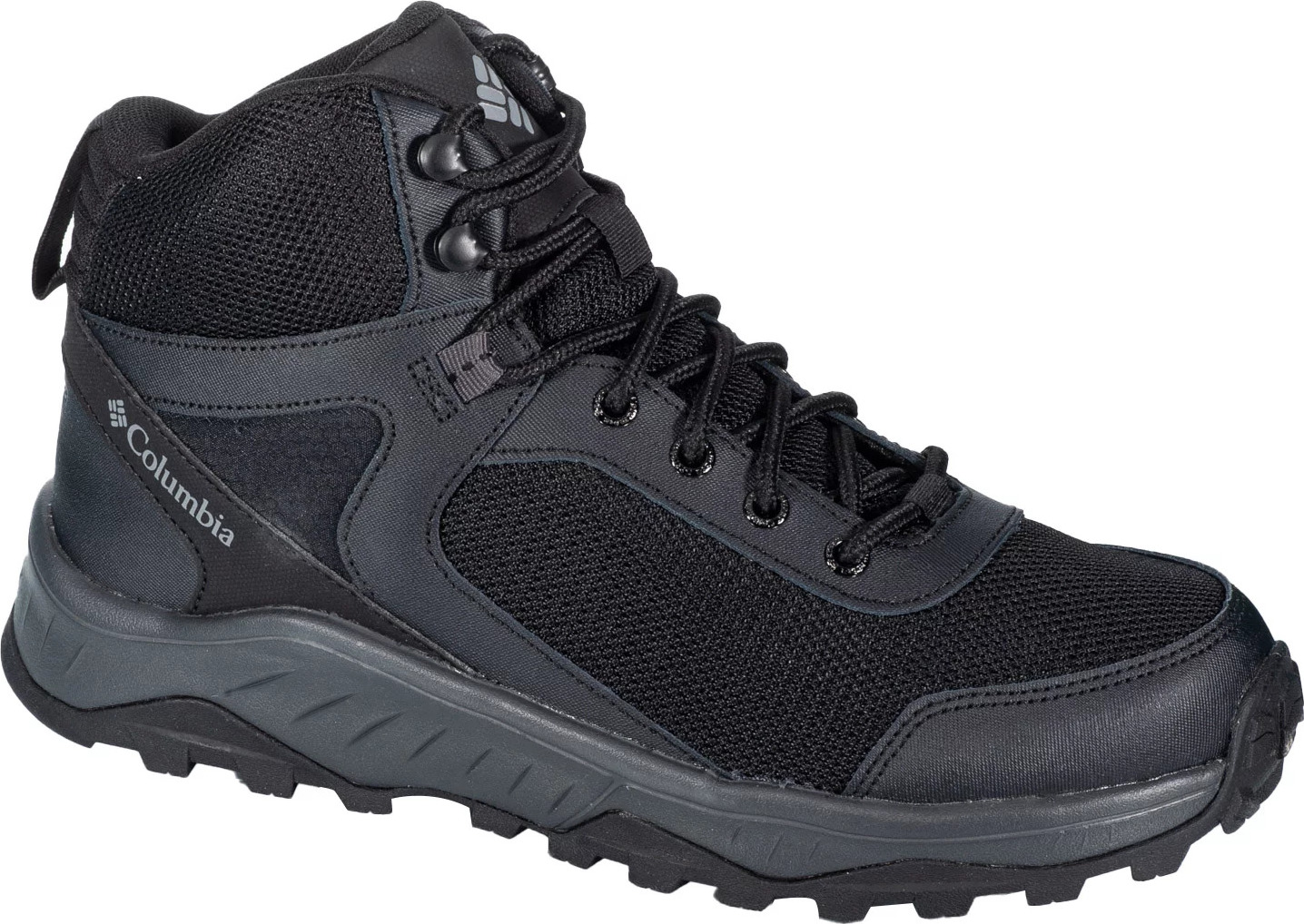 ČERNÉ KOTNÍKOVÉ TURISTICKÉ BOTY COLUMBIA TRAILSTORM ASCEND MID WP 2044271010 Velikost: 44.5