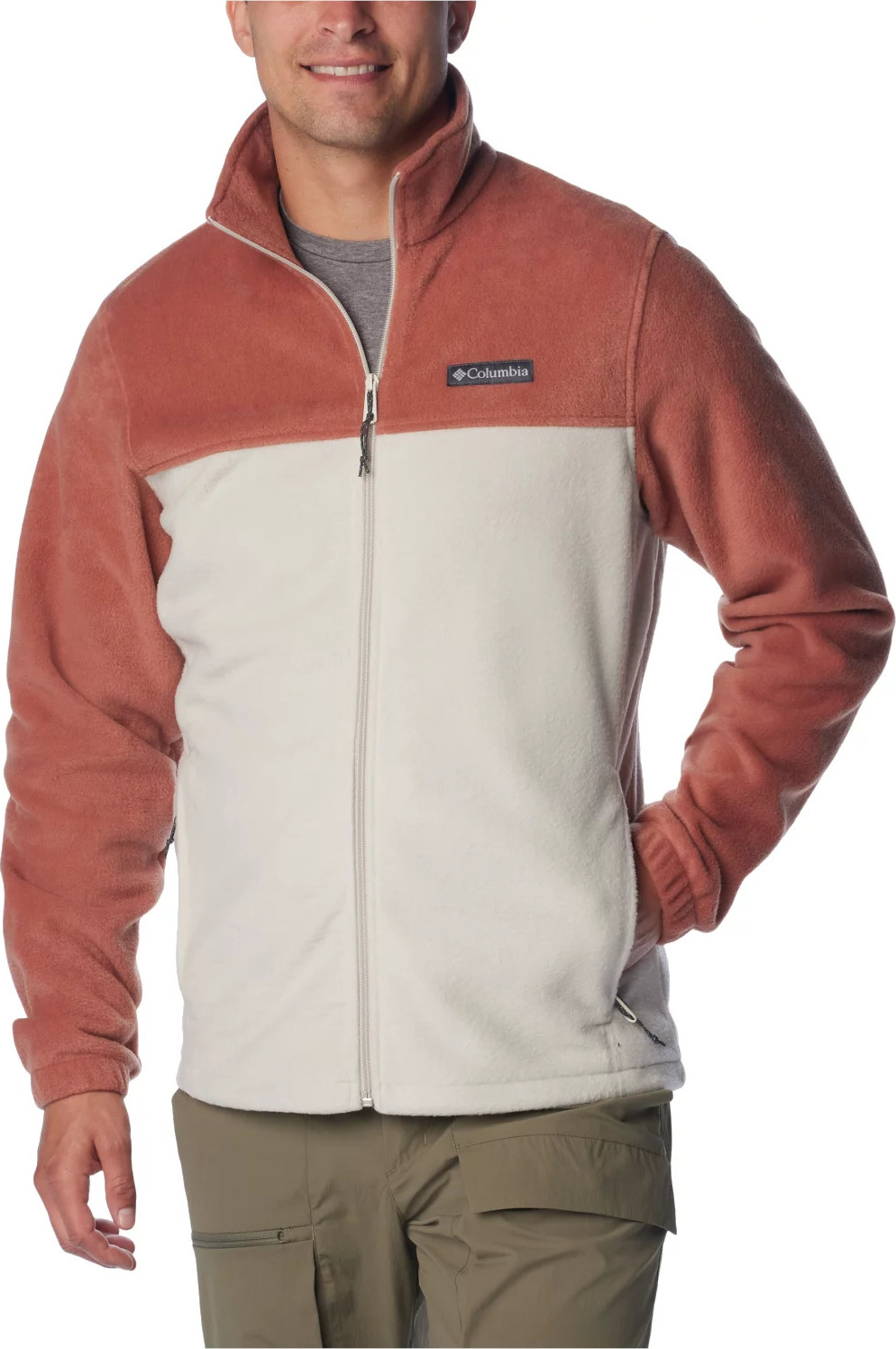 SMETANOVO-HNĚDÁ FLEECOVÁ MIKINA COLUMBIA STEENS MOUNTAIN 2.0 FULL ZIP FLEECE 1476671229 Velikost: L