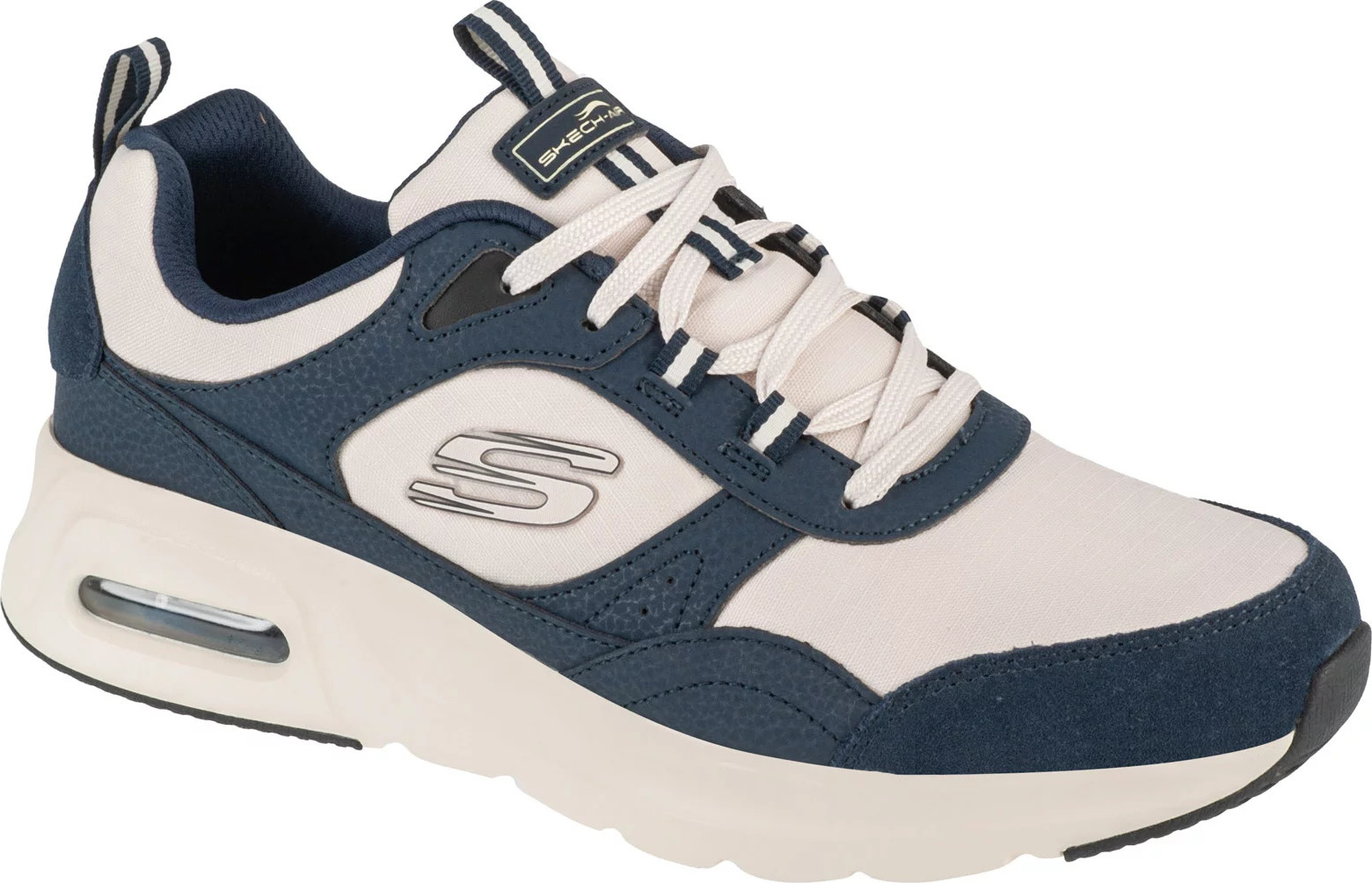 MODRO-SMETANOVÉ PÁNSKÉ TENISKY SKECHERS SKECH-AIR COURT - YATTON 232648-NVNT Velikost: 44