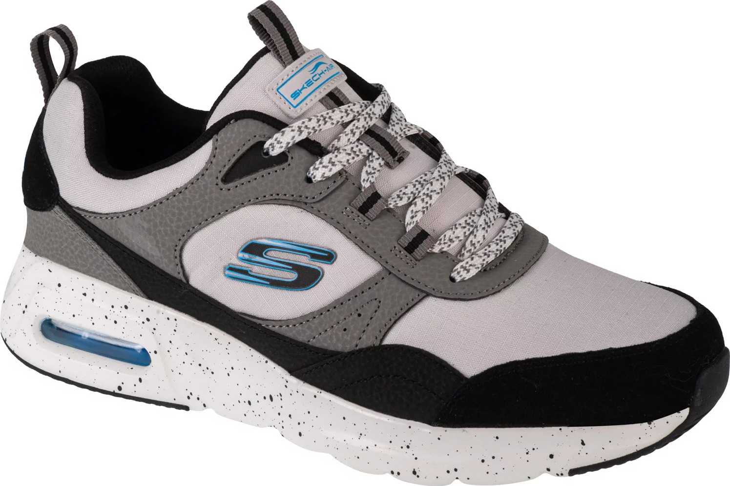 ŠEDO-BÉŽOVÉ TENISKY SKECHERS SKECH-AIR COURT - YATTON 232648-GYMT Velikost: 42