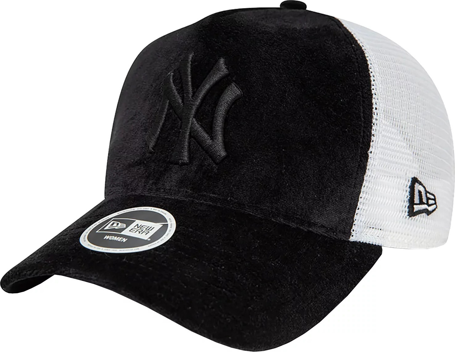 ČERNÁ VELUROVÁ KŠILTOVKA NEW ERA NEW YORK YANKEES VELOUR TRUCKER CAP 60435005 Velikost: OSFM