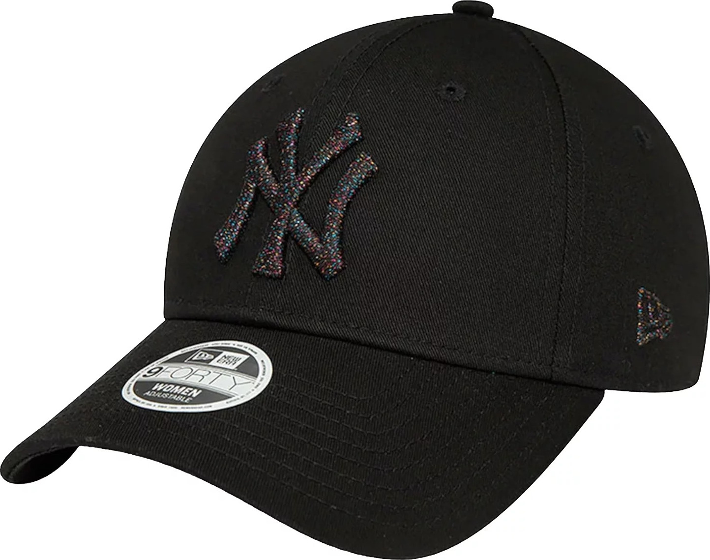 ČERNÁ PÁNSKÁ KŠILTOVKA NEW ERA 9FORTY NEW YORK YANKEES METALLIC LOGO CAP 60435260 Velikost: OSFM