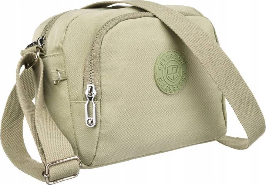 Peterson světle zelená textilní messenger taška PTN 3305-CO Velikost: ONE SIZE