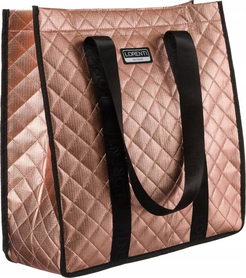 Lorenti růžová prošívaná shopper taška RSPV005 Velikost: ONE SIZE