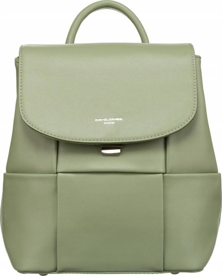 David Jones světle zelený stylový batoh 6 6746-2 Velikost: ONE SIZE