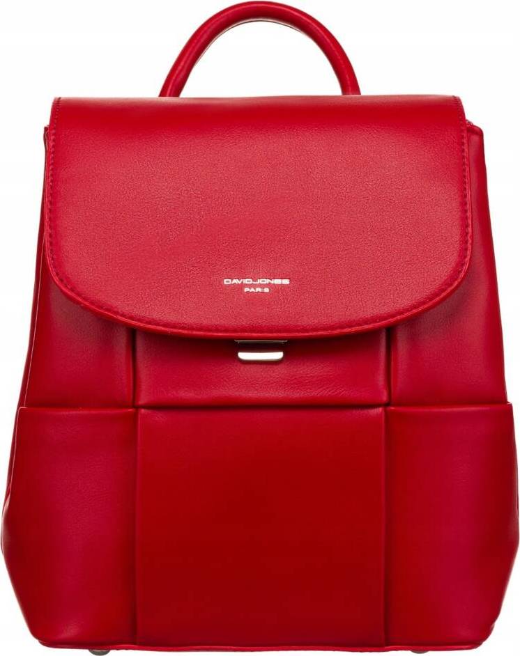 David Jones červený stylový batoh 6746-2 Velikost: ONE SIZE