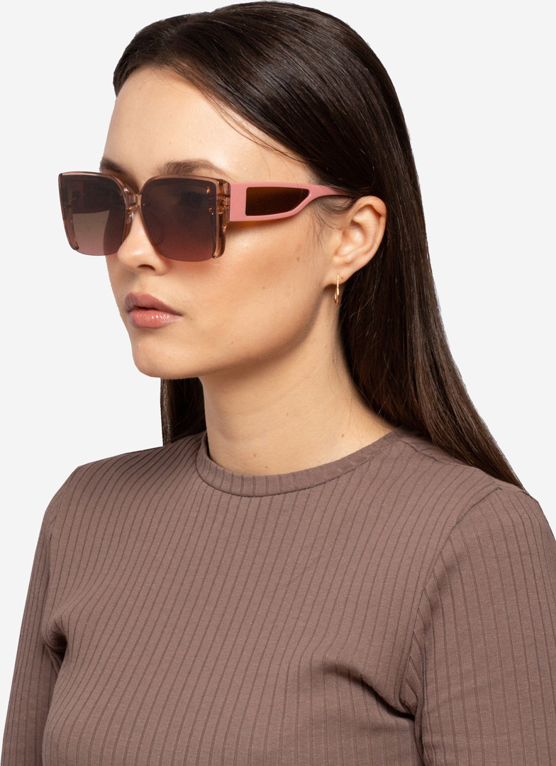 Elegantní sluneční brýle - růžové OKU-5835-3 Velikost: ONE SIZE